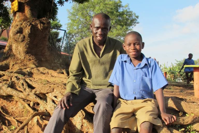 Samuel Odwar and his son Rafael